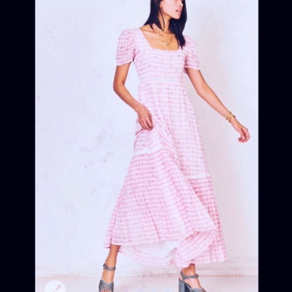LoveShackFancy Ryan Dress in Pink Pop Rock Size 0